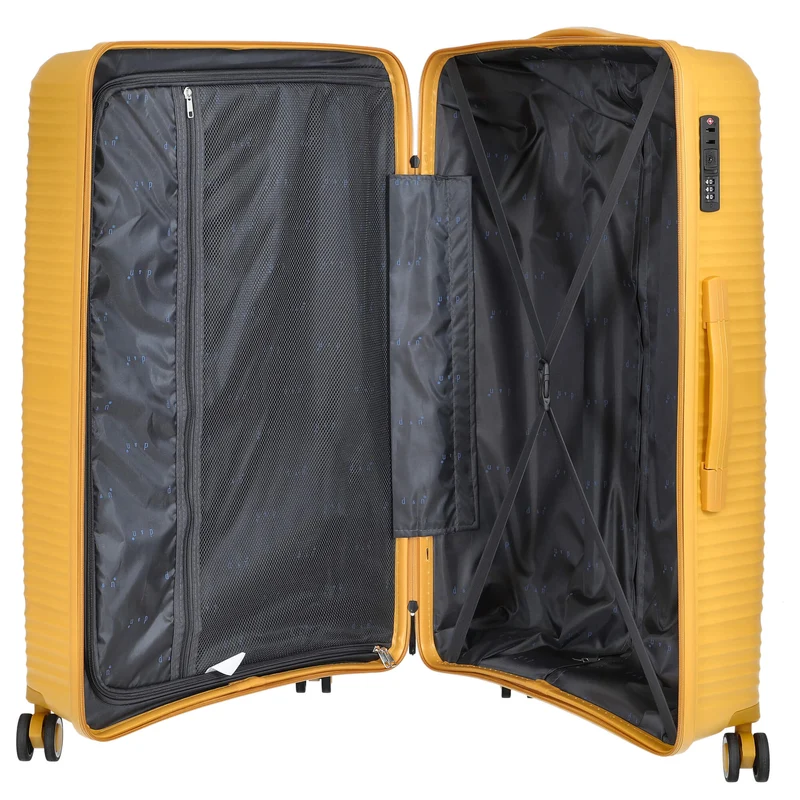 D&N Travel Line 4200 - 4-Rollen Trolley-Set 3tlg (yellow)