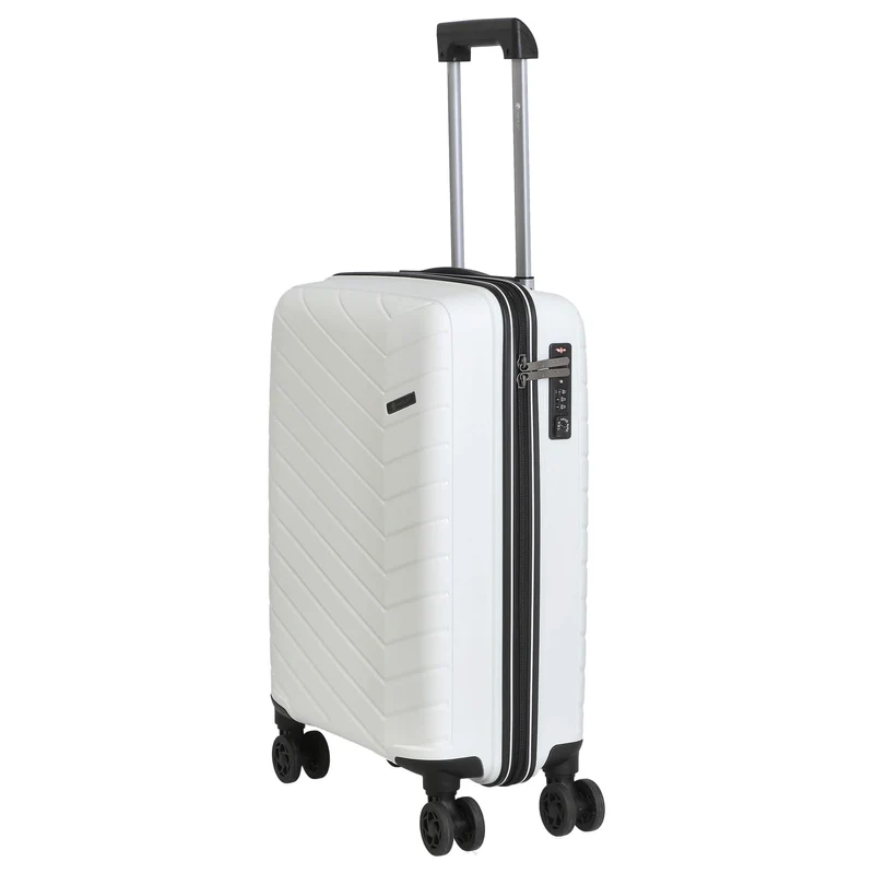 CHECK.IN Orlando - 4-Rollen-Kabinentrolley 55 cm (weiß)