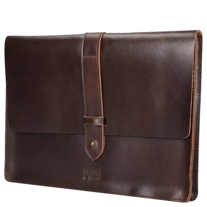Buckle & Seam Aspen - Laptophülle 13" 32 cm (brown)