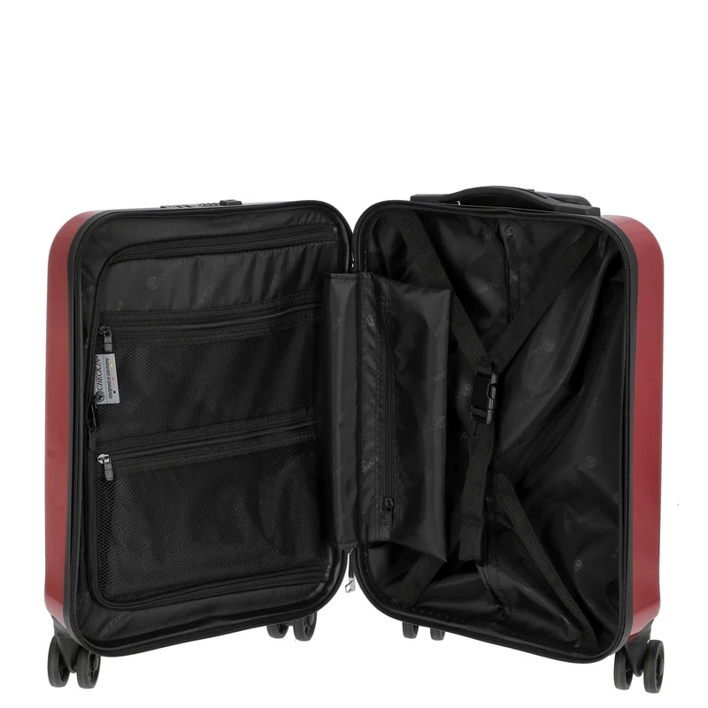 CHECK.IN London 2.0 - 4-Rollen-Trolley 50 cm (beere)