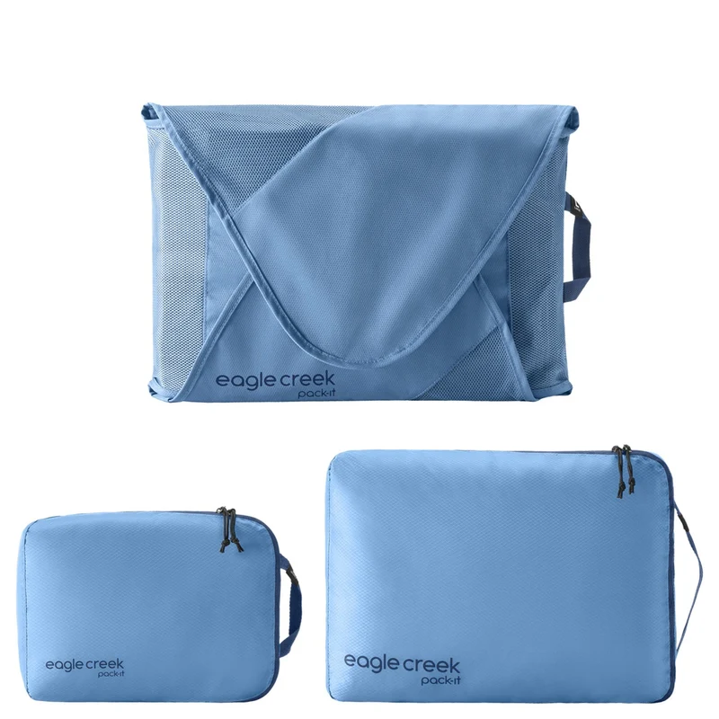 Eagle Creek Pack-It Starter Set 3tlg - Packsack (blue dawn)