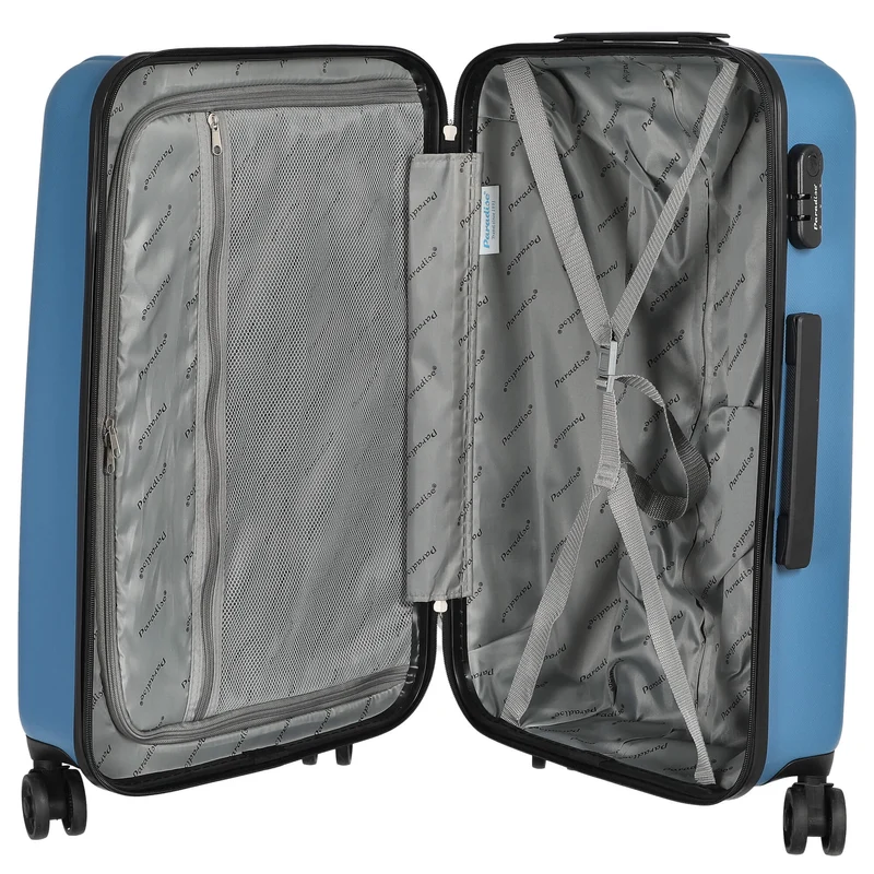 CHECK.IN Aurora - 4-Rollen-Trolley 67 cm (azurblau)