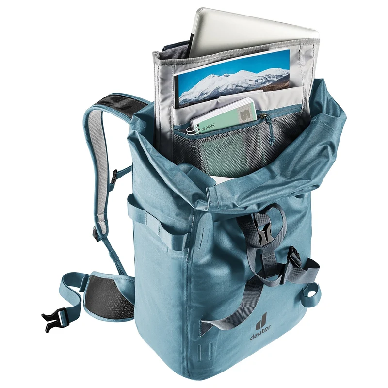 Deuter Amager 25+5 - wasserdichter Fahrradrucksack 15" 48 cm (atlantic)