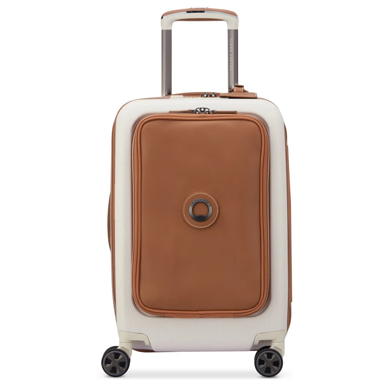 Delsey Paris Chatelet Air 2.0 - 4-Rollen-Kabinentrolley 55 cm erw. 14" USB (angora)