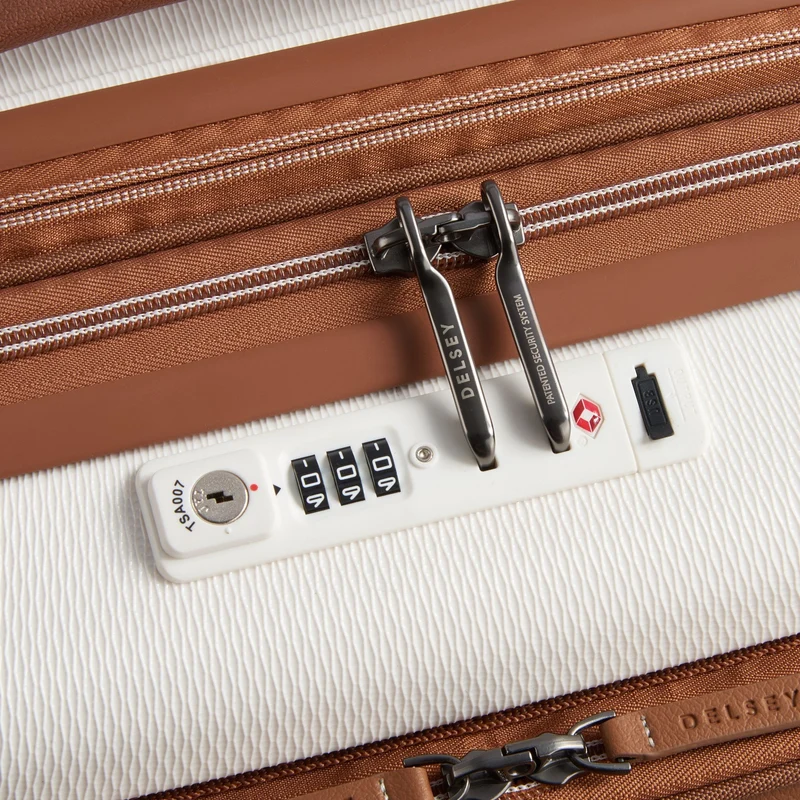Delsey Paris Chatelet Air 2.0 - 4-Rollen-Kabinentrolley 55 cm erw. 14" USB (angora)