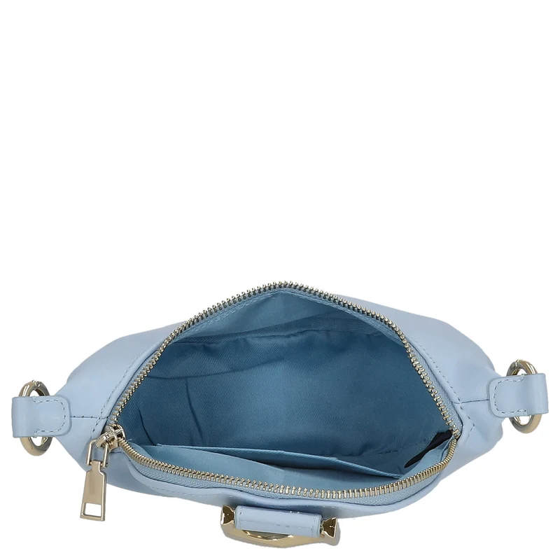 Seidenfelt Sonka - Umhängetasche 19 cm (shy blue/gold)