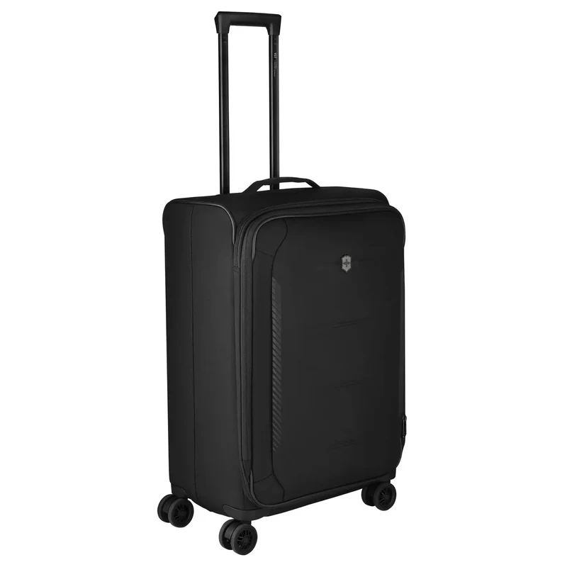 Victorinox Crosslight Softside - 4-Rollen-Trolley M 68 cm erw. (black)