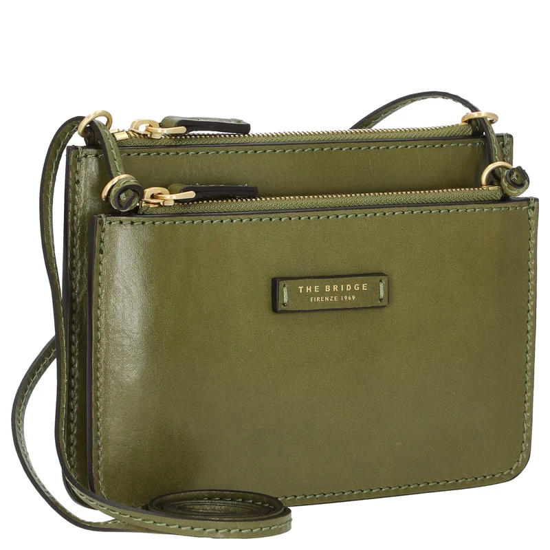The Bridge Rustici - Schultertasche 21 cm (verde fico)