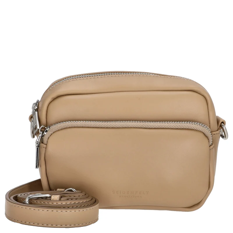 Seidenfelt Hede Crossbody - Umhängetasche 17 cm (almond)