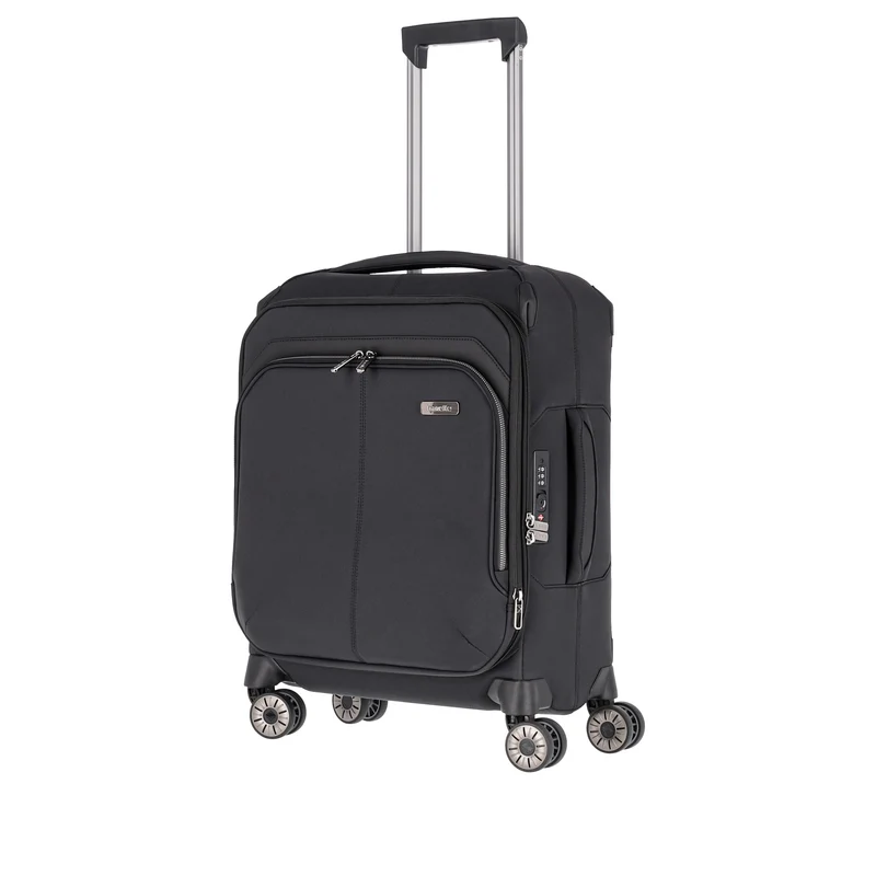 Travelite Priima - 4-Rollen-Kabinentrolley S 55 cm erw. (black)