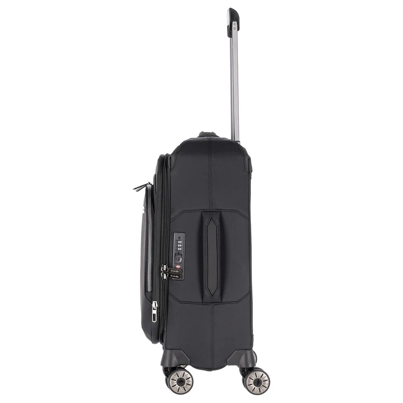 Travelite Priima - 4-Rollen-Kabinentrolley S 55 cm erw. (black)