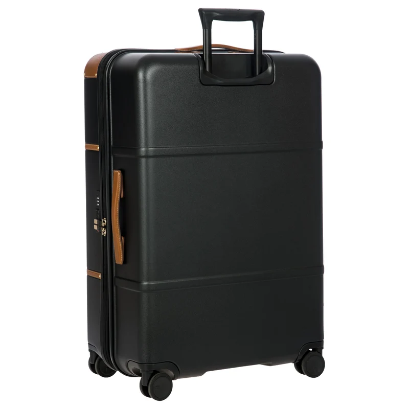 Brics Bellagio - 4-Rollen-Trolley 76 cm erw. recycelt (black/tan)
