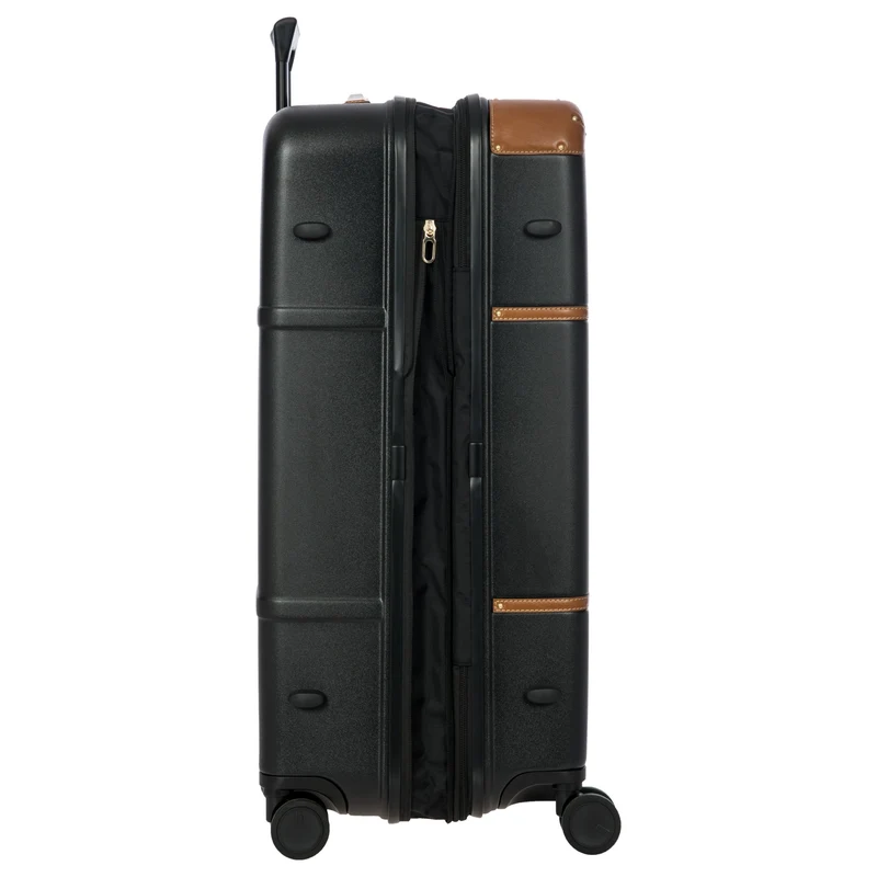 Brics Bellagio - 4-Rollen-Trolley 76 cm erw. recycelt (black/tan)