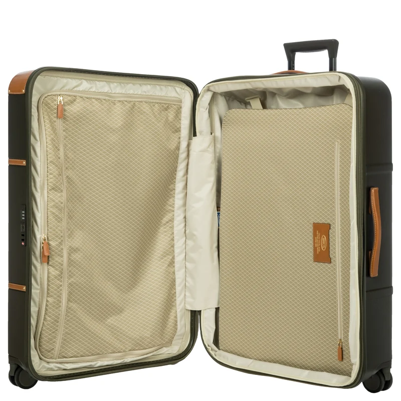 Brics Bellagio - 4-Rollen-Trolley 76 cm erw. recycelt (olive)