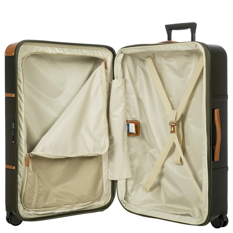Brics Bellagio - 4-Rollen-Trolley 76 cm erw. recycelt (olive)