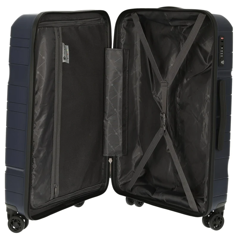 CHECK.IN Memphis - 4-Rollen-Trolley 67 cm (blau)