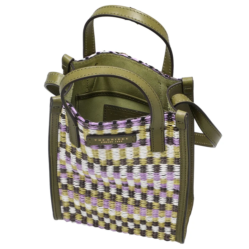 The Bridge Mirra Wow - Shopper 21 cm (verde/lilla/black)