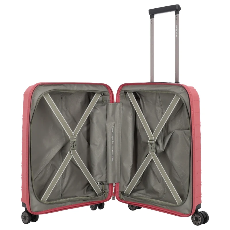 Travelite Mooby - 4-Rollen-Kabinentrolley S 55 cm (rot)