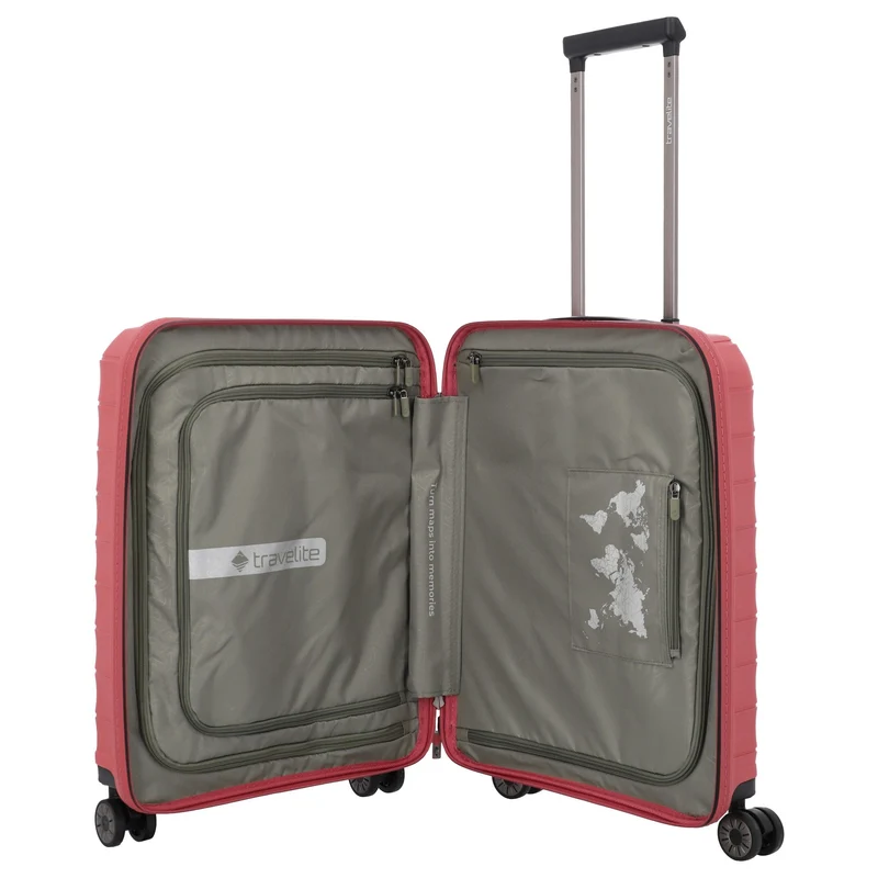 Travelite Mooby - 4-Rollen-Kabinentrolley S 55 cm (rot)