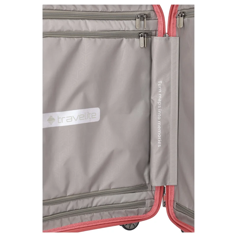 Travelite Mooby - 4-Rollen-Kabinentrolley S 55 cm (rot)