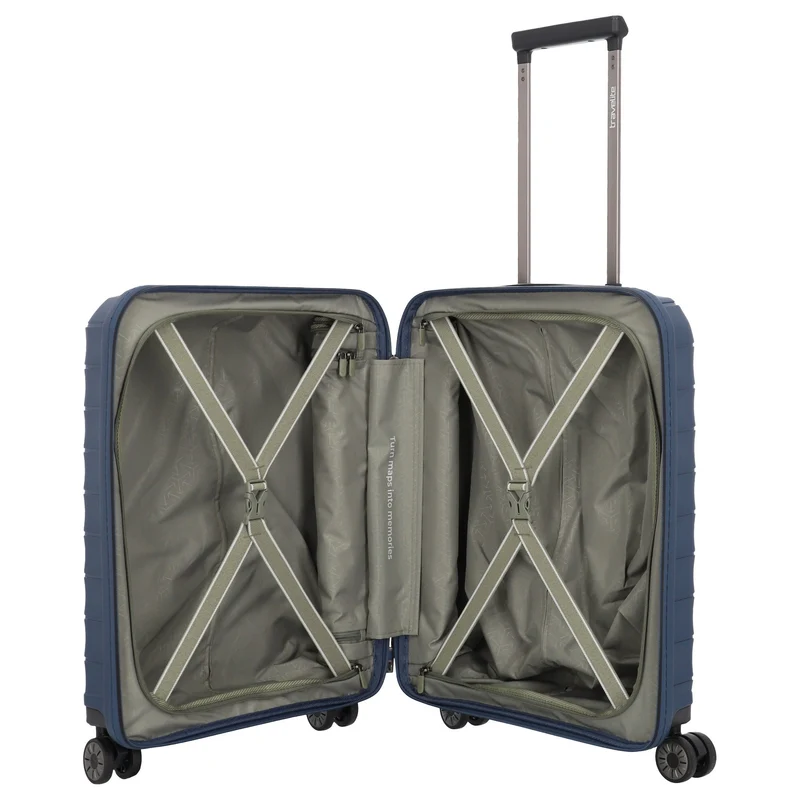 Travelite Mooby - 4-Rollen-Kabinentrolley S 55 cm (marine)
