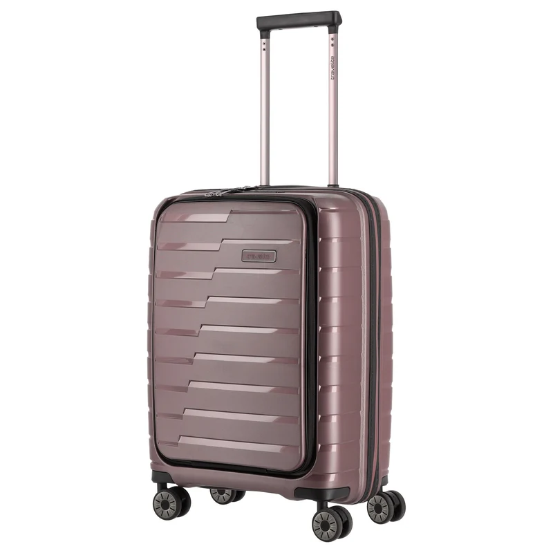 Travelite Air Base - 4-Rollen-Kabinentrolley mit Vortasche S 55 cm (flieder)