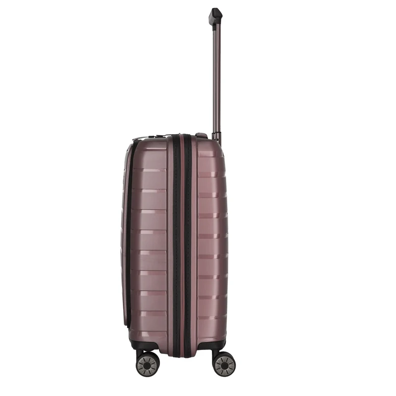 Travelite Air Base - 4-Rollen-Kabinentrolley mit Vortasche S 55 cm (flieder)