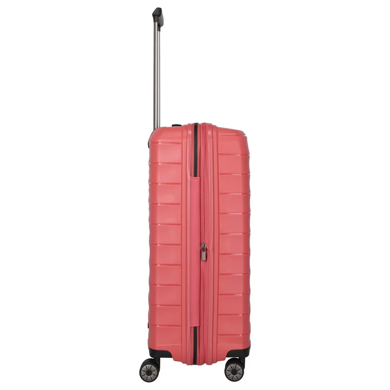 Travelite Mooby - 4-Rollen-Trolley M 66 cm erw. (rot)