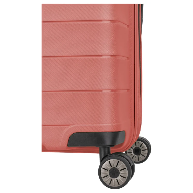 Travelite Mooby - 4-Rollen-Trolley M 66 cm erw. (rot)