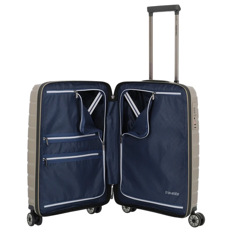 Travelite Air Base - 4-Rollen-Kabinentrolley S 55 cm (champagner)