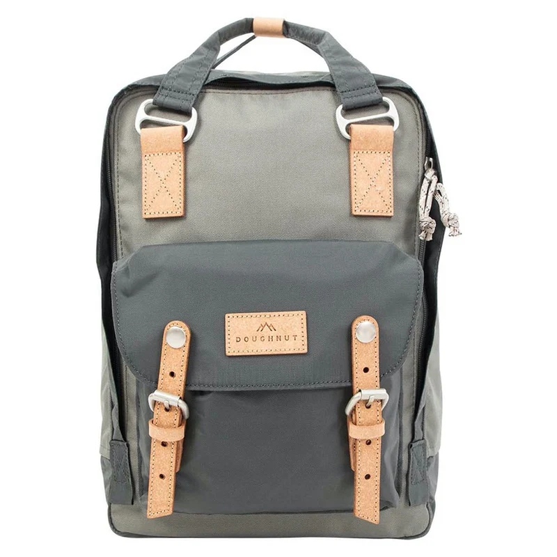 Doughnut Macaroon Euro 16 - Rucksack 38 cm (grey x dark grey)