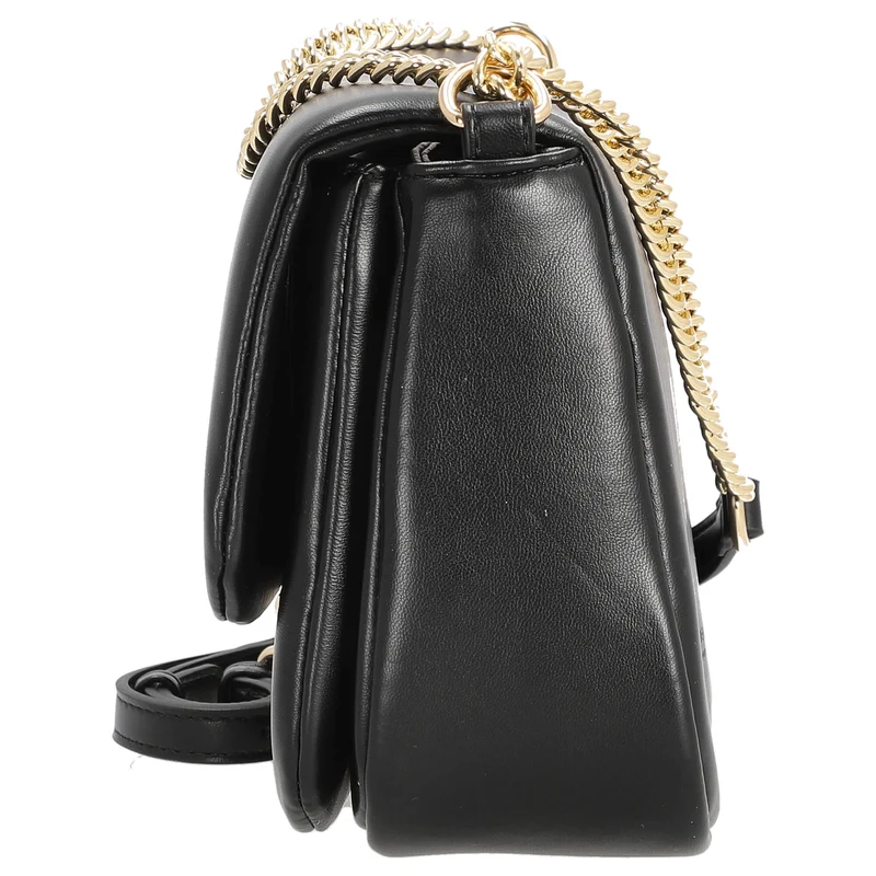 Seidenfelt Lesja - Umhängetasche 27 cm (black/gold)