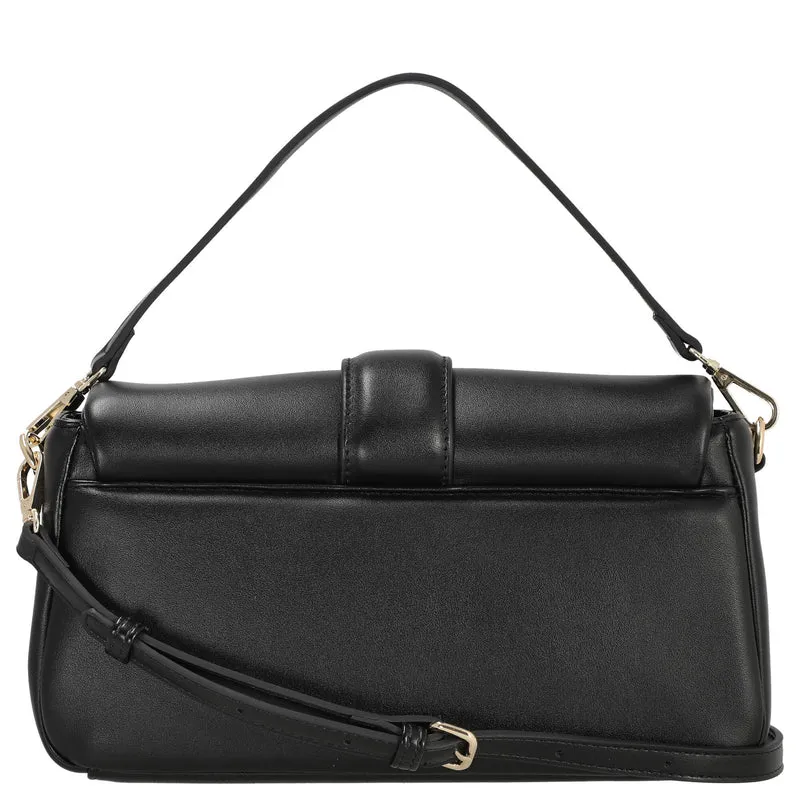 Seidenfelt Dalarna - Schultertasche 30 cm (black/gold)