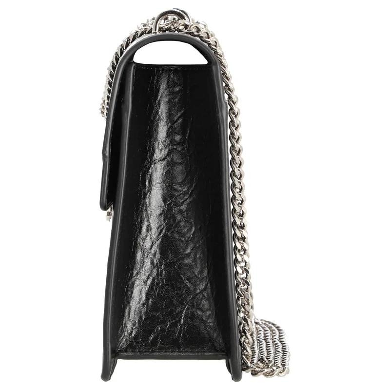Seidenfelt Roros Big - Schultertasche 28 cm (glossy black)