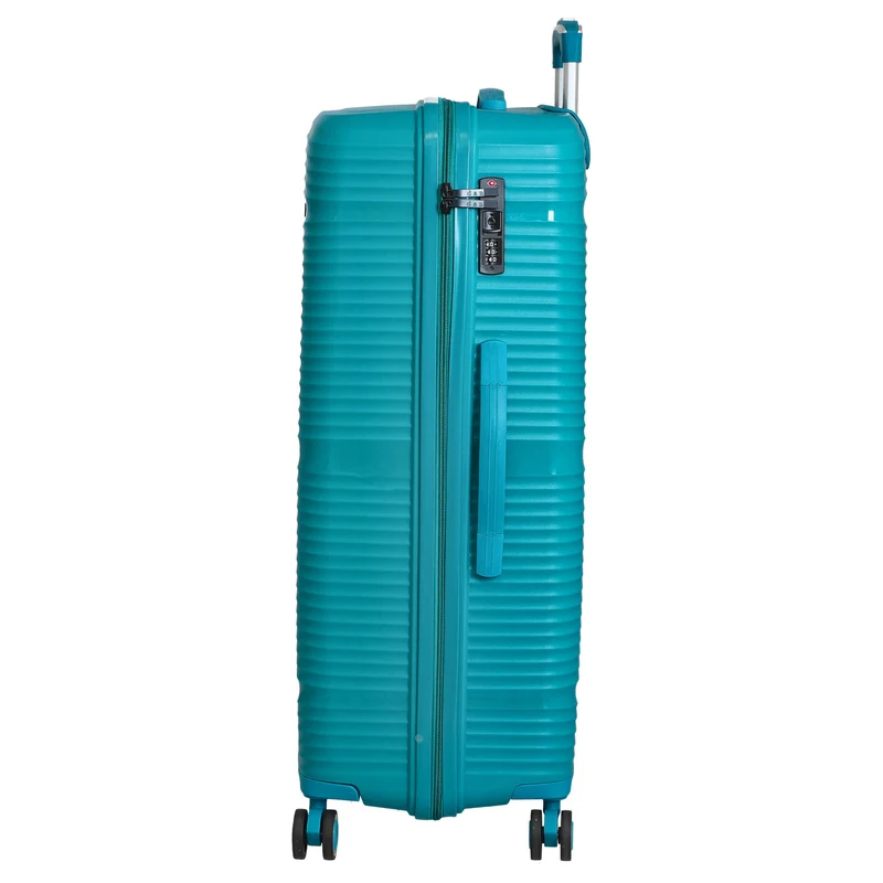 D&N Travel Line 4200 - 4-Rollen Trolley-Set 3tlg (petrol)