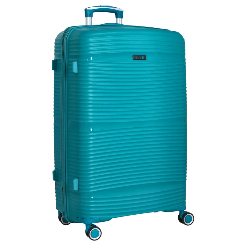 D&N Travel Line 4200 - 4-Rollen Trolley-Set 3tlg (petrol)