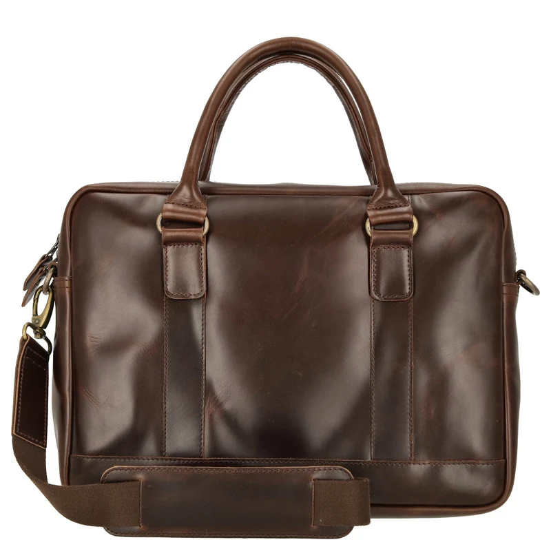 Buckle & Seam Everett - Aktentasche 16" 38 cm (brown)