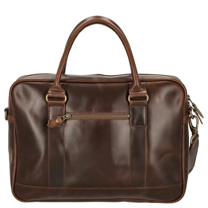 Buckle & Seam Everett - Aktentasche 16" 38 cm (brown)