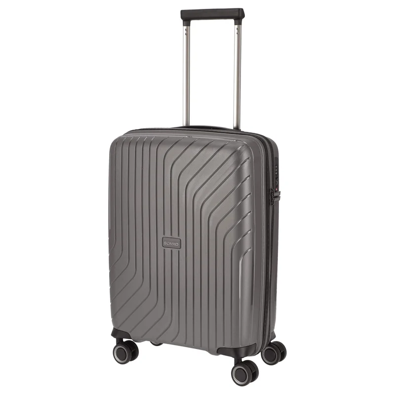 Somko Wave - 4-Rollen Kabinentrolley S 55 cm (anthrazit)