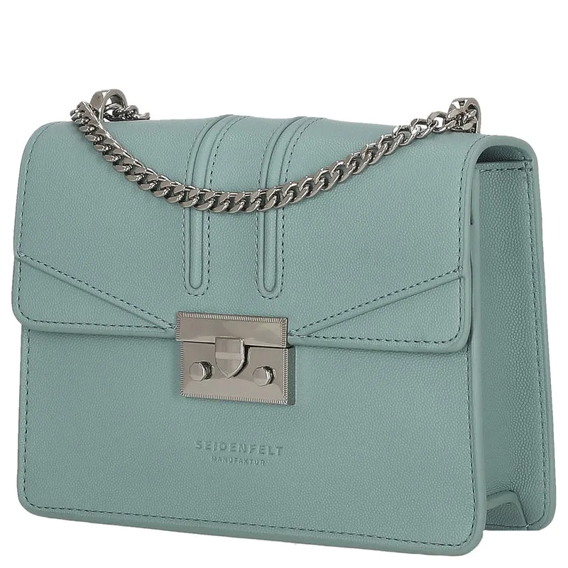 Seidenfelt Roros - Schultertasche 21 cm (dusty aqua)