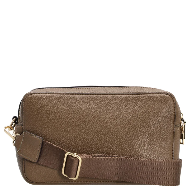 Seidenfelt Bjuv - Umhängetasche 24 cm (olive/gold)
