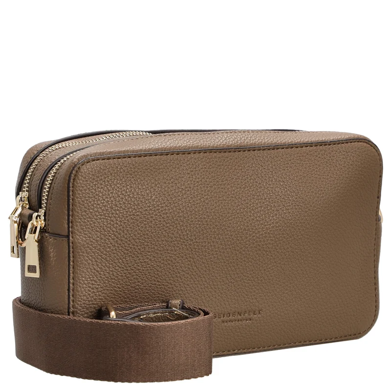 Seidenfelt Bjuv - Umhängetasche 24 cm (olive/gold)