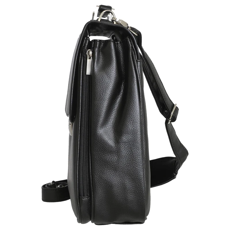 D&N Basic Line PU - Aktentasche 40 cm (schwarz)