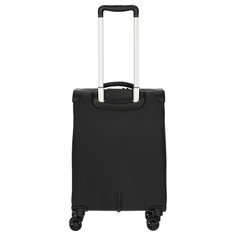 D&N Travel Line 9004 - 4-Rollen-Kabinentrolley S 55 cm (schwarz)