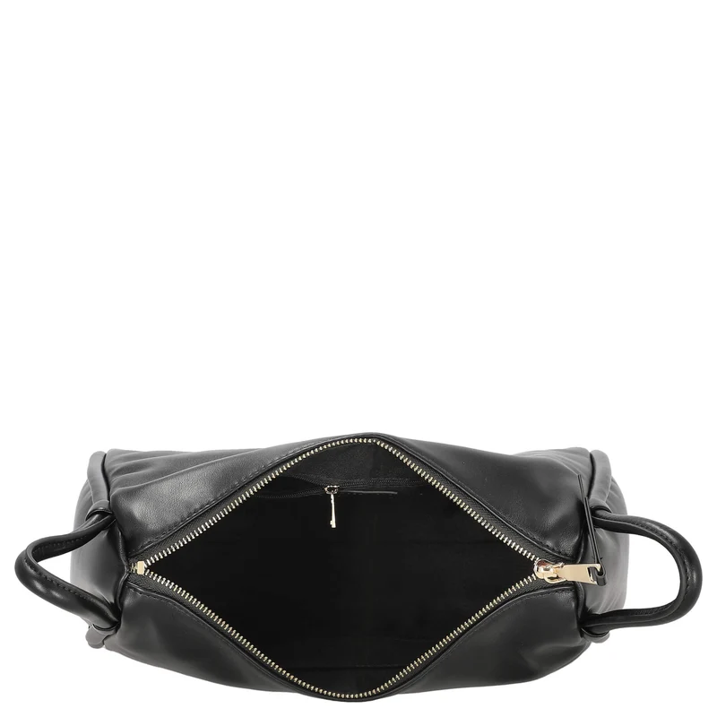 Seidenfelt Kaavi - Umhängetasche 30 cm (black/gold)