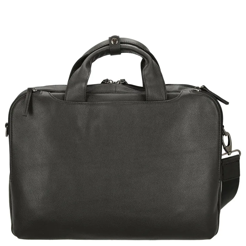 D&N Business Line - Aktentasche 40 cm Leder (black)