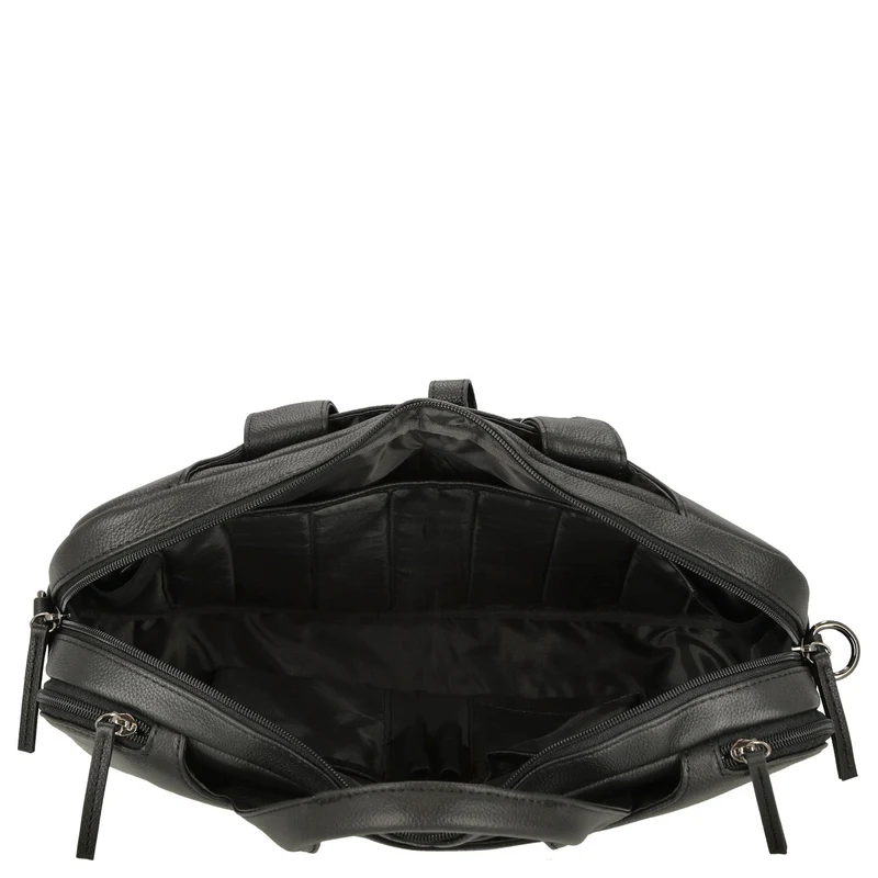 D&N Business Line - Aktentasche 40 cm Leder (black)