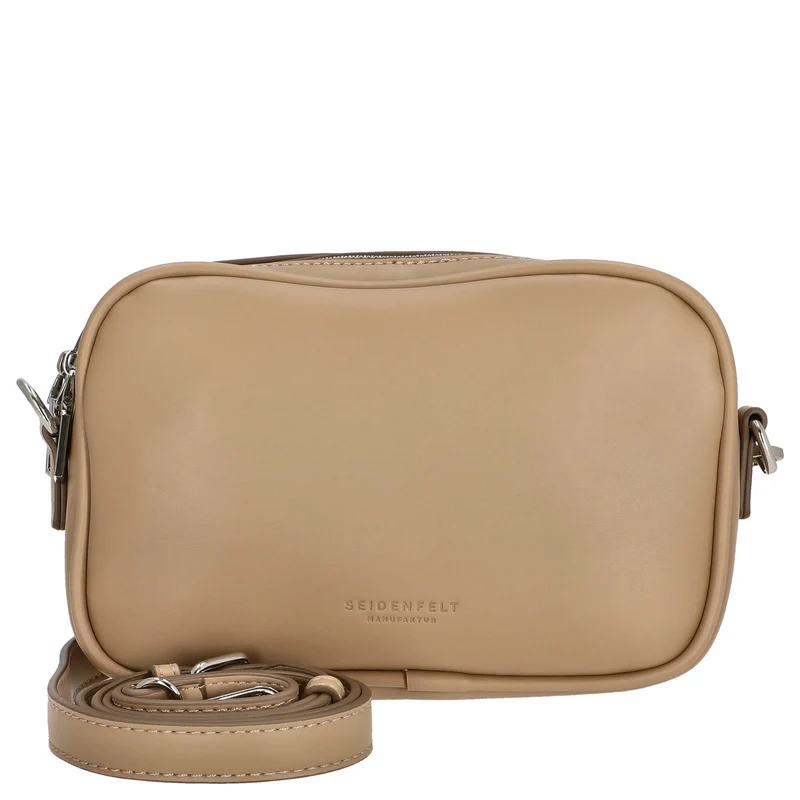 Seidenfelt Hede Box Crossbody - Umhängetasche 21 cm (almond)
