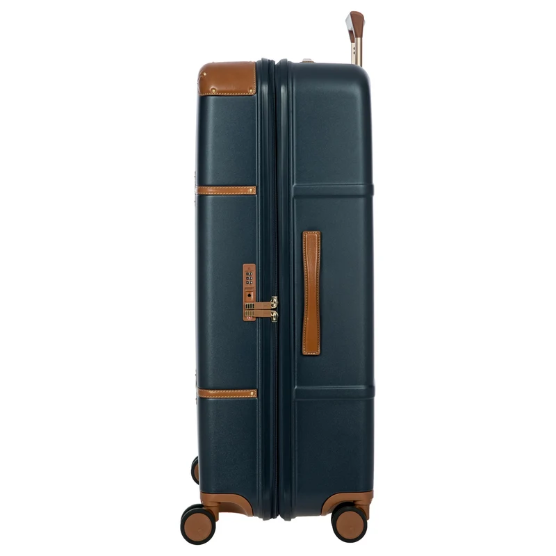 Brics Bellagio - 4-Rollen-Trolley 82 cm erw. recycelt (blue/tan)