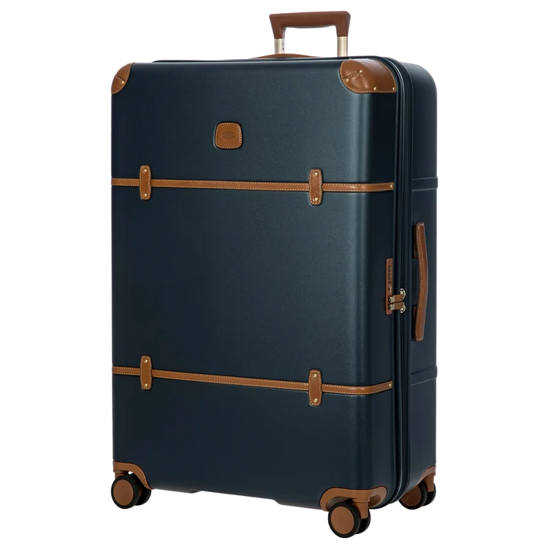 Brics Bellagio - 4-Rollen-Trolley 82 cm erw. recycelt (blue/tan)